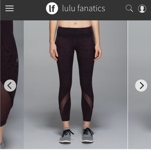 VINTAGE Lululemon Inspire Tight II Full-On Luxtreme (Mesh), excellent condition